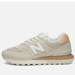New Balance Beige and White Women's Sneakers